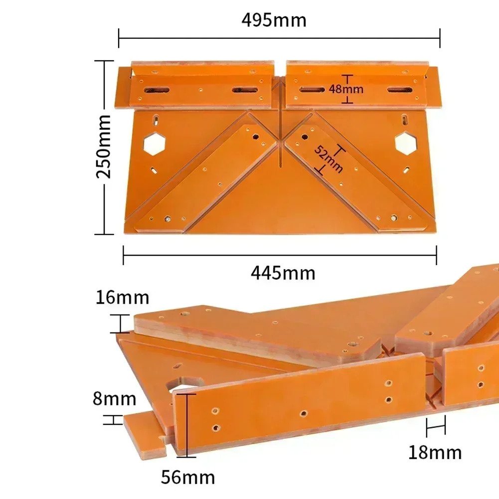 Guide de coupe à 45 degrés pour scie à onglet — image 5