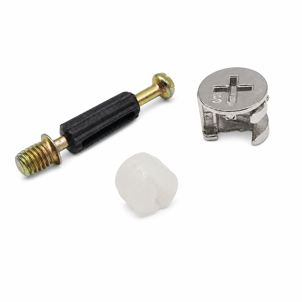 Détails du kit Minifix avec pièces visibles