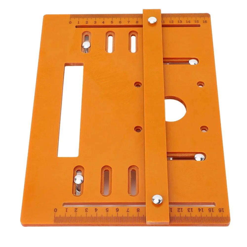 Guide de coupe multifonctionnel orange vu de face