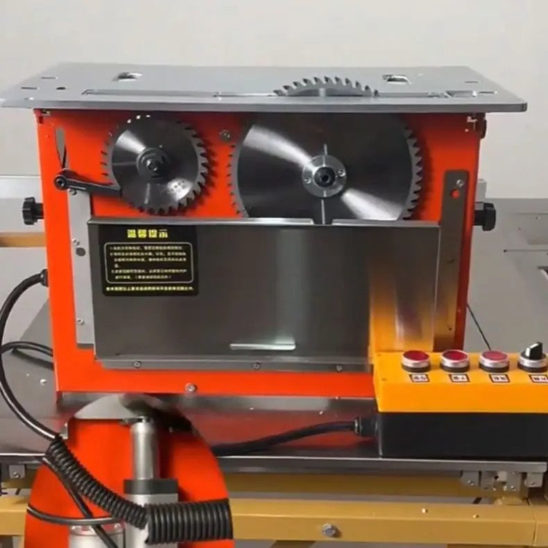 Mini scie circulaire de table automatique avec commandes visibles